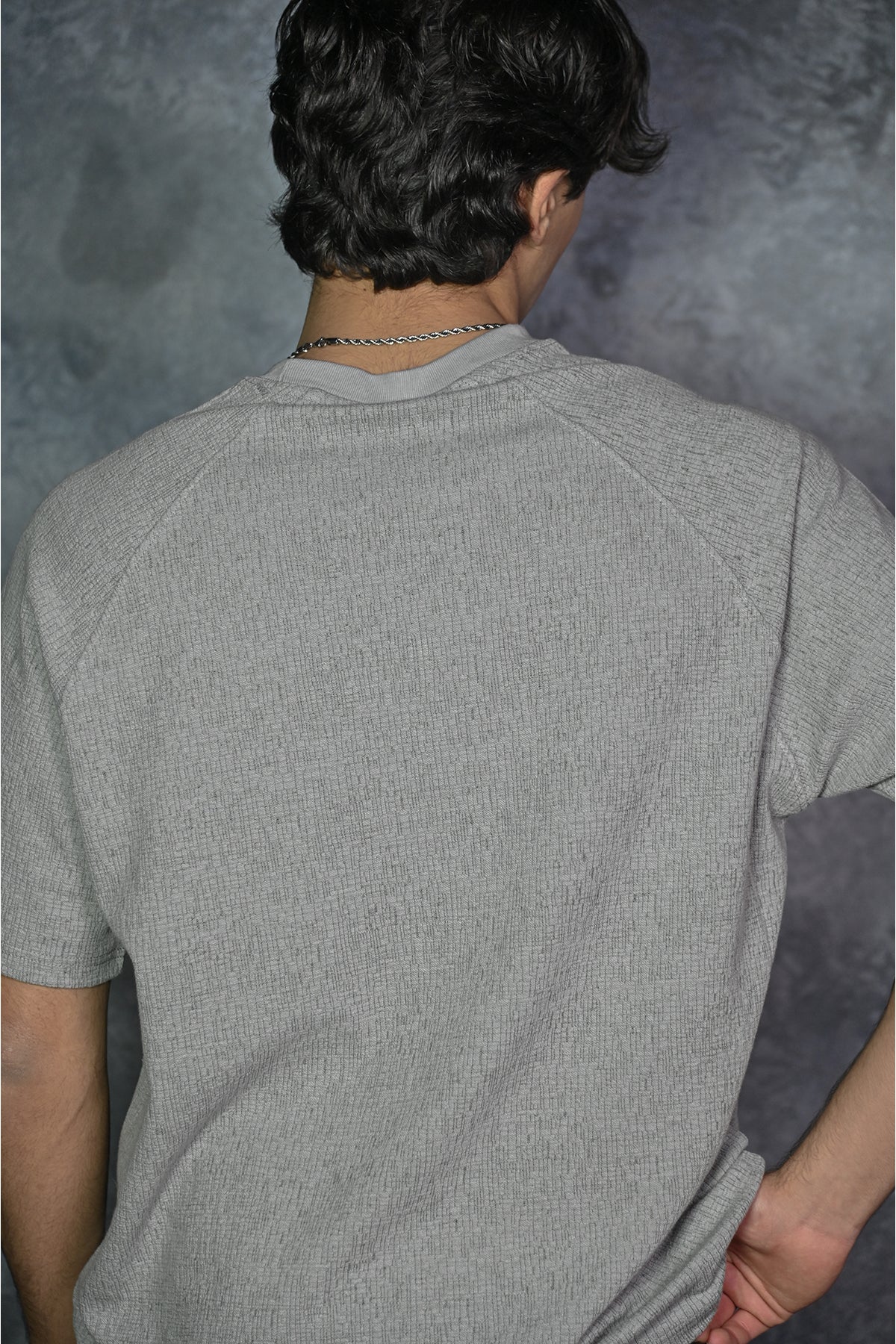 Jakar Kumaş Basic Erkek T-shirt - Gri