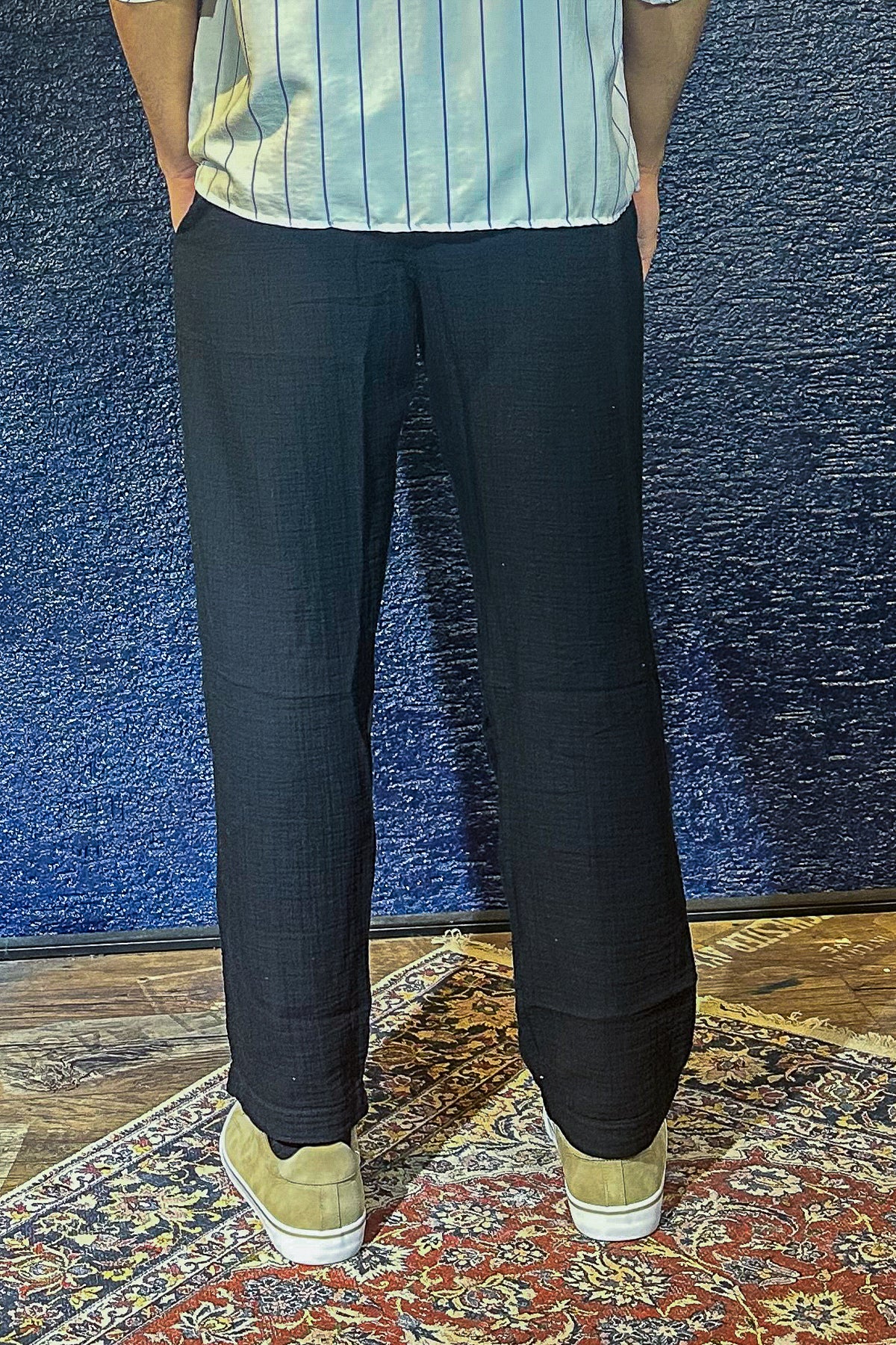 Lacco Modal Kumaş Regular Fit Pantolon - Siyah