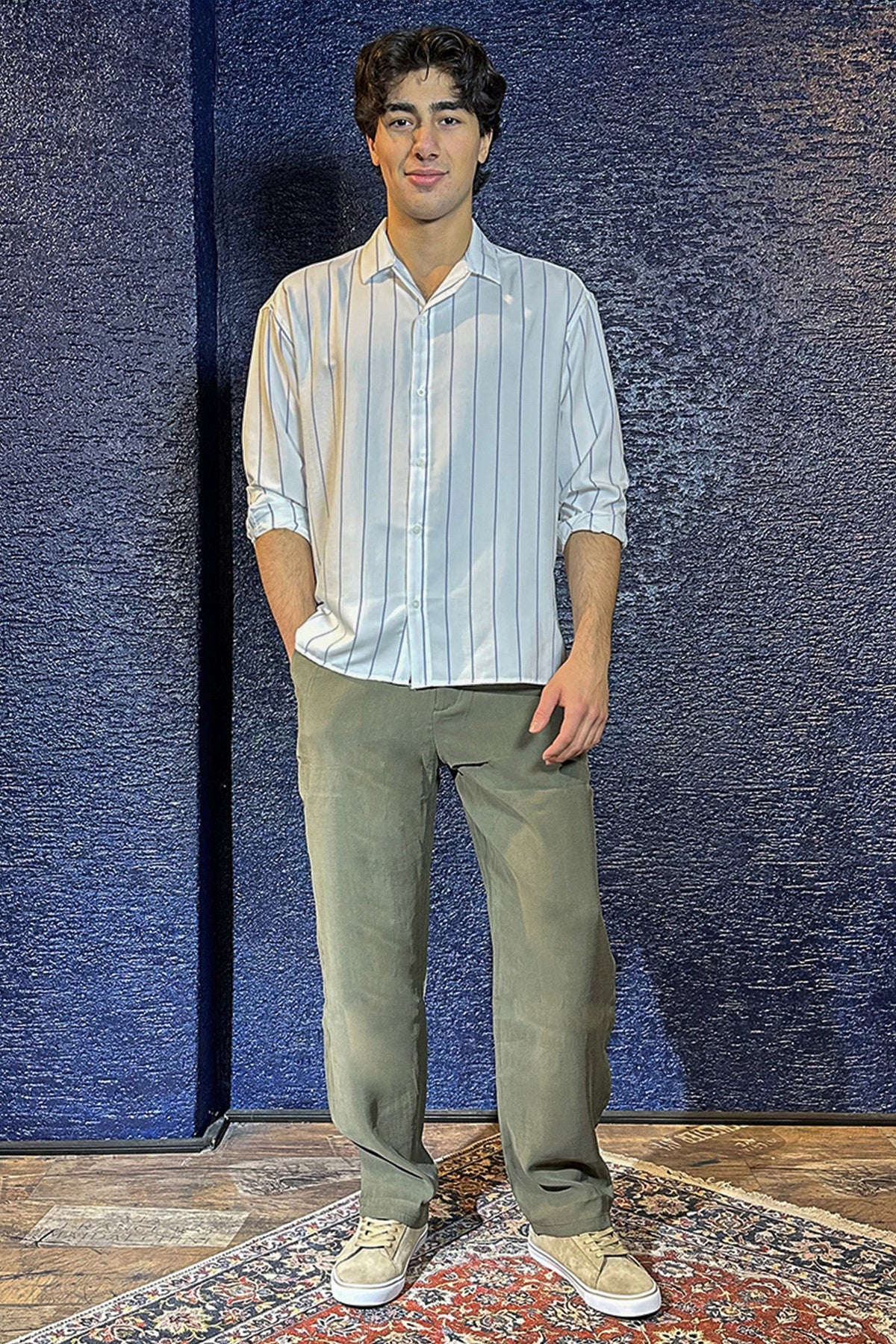 Lacco Modal Kumaş Regular Fit Pantolon - Haki