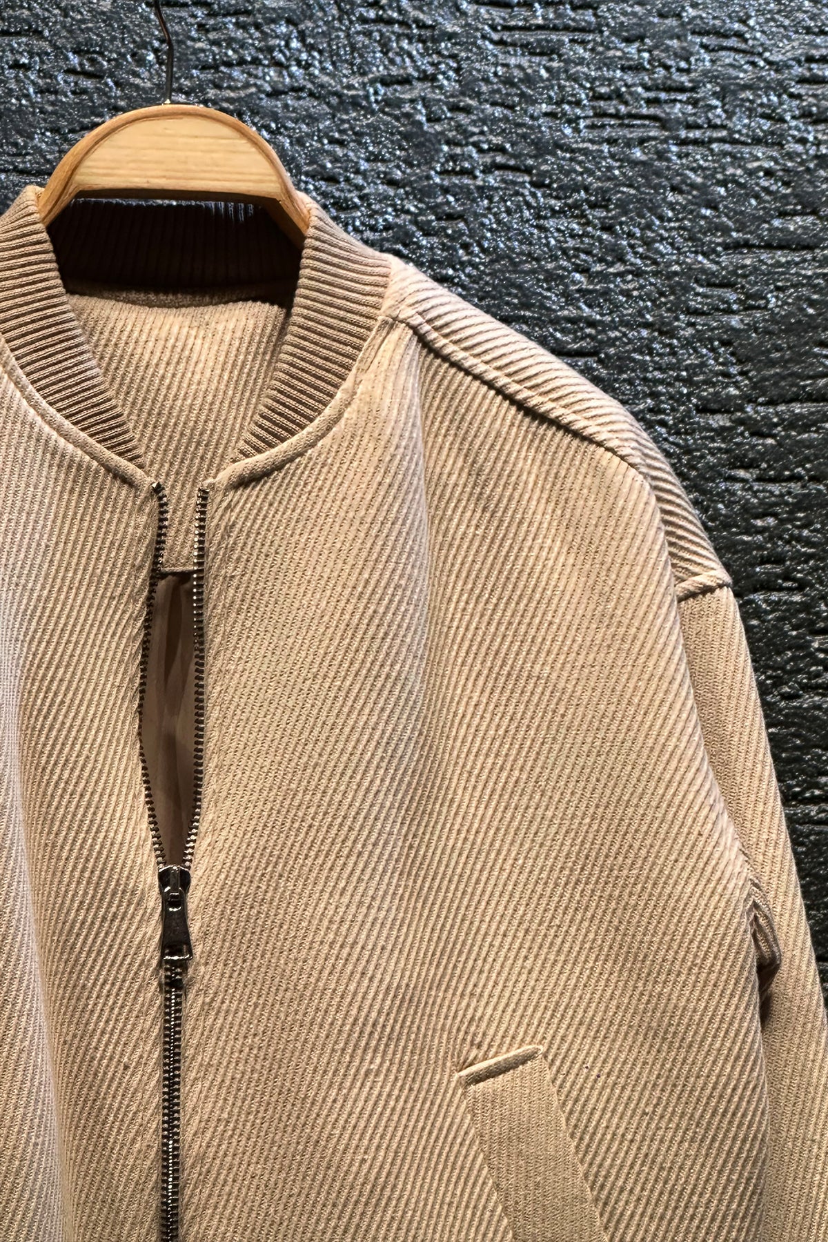 Paris Taş Desenli Ceket Bej