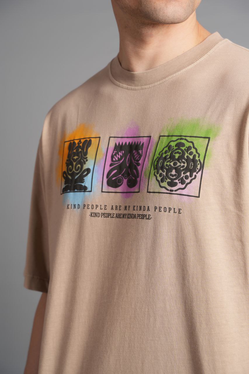 Triotone Oversize T-Shirt Salmon