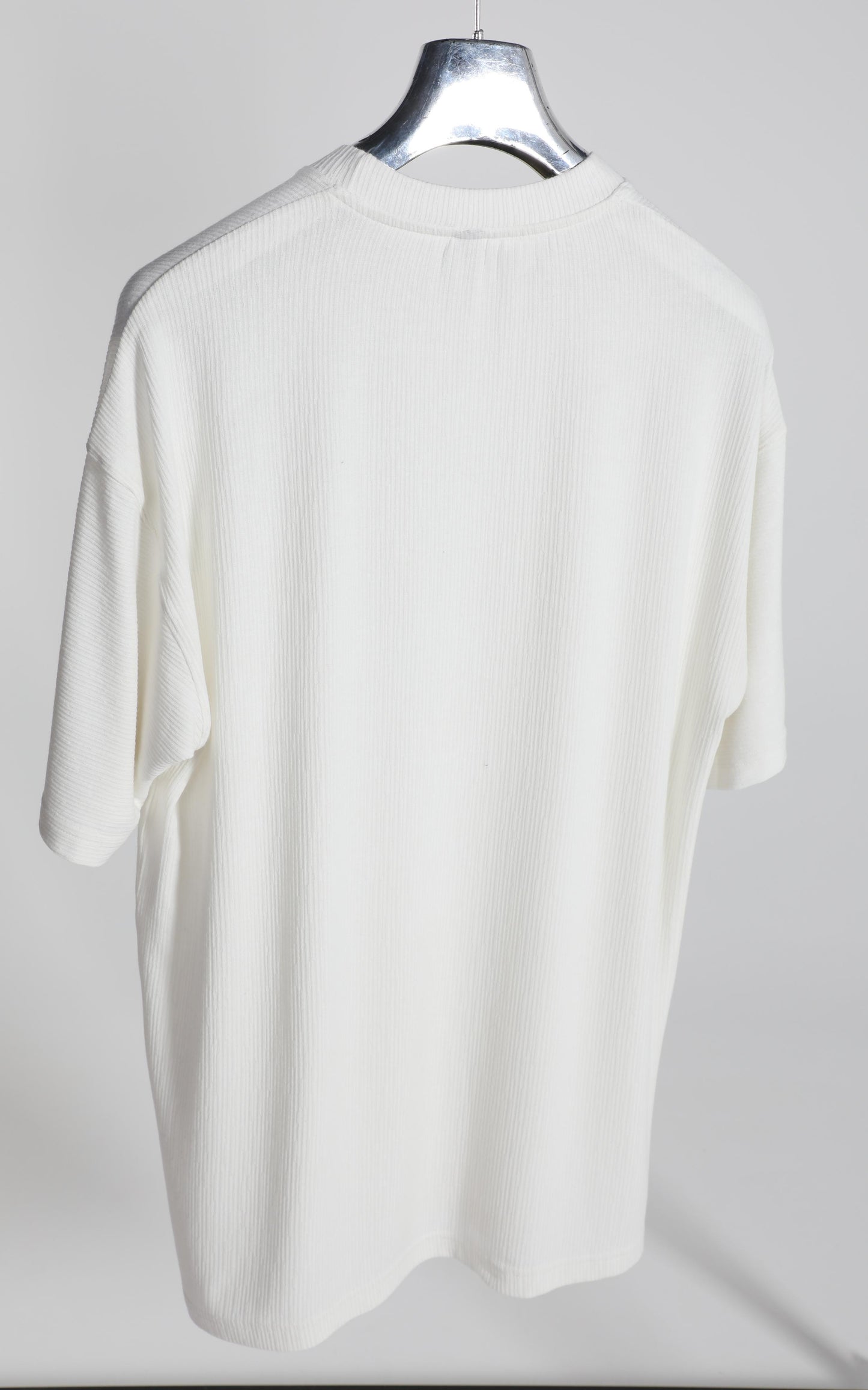 Gerenzo Basic Oversize T-shirt - Pamuklu ve Polyester Konforu Beyaz