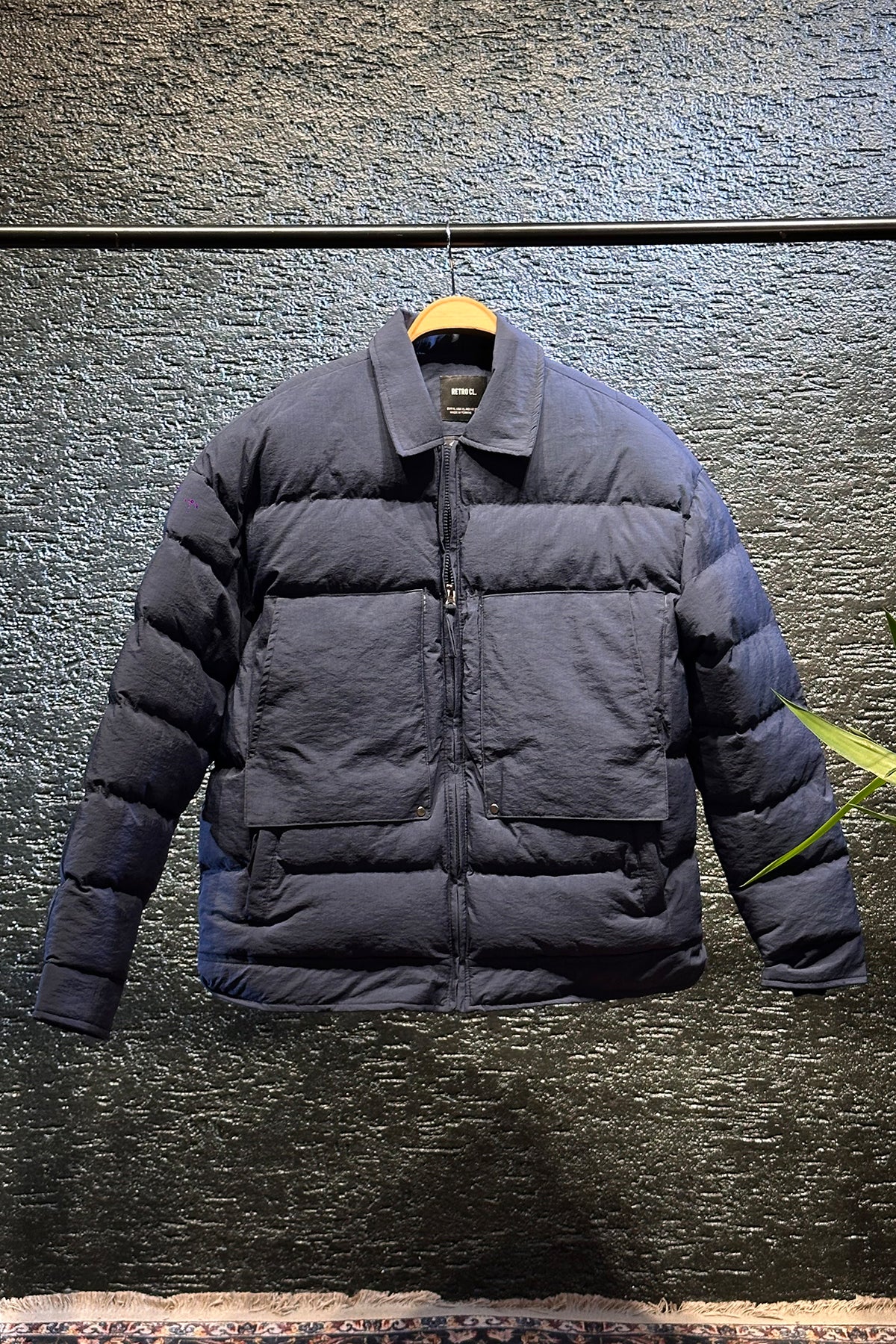 Jakarta Lacivert Şişme Cepli Mont