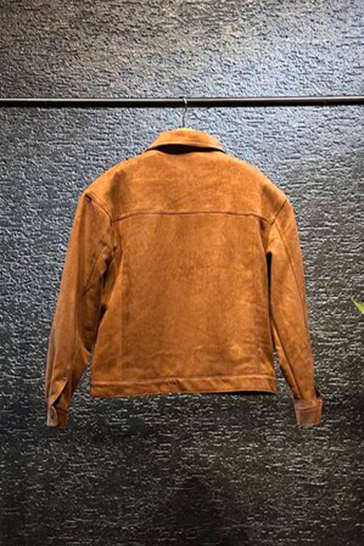 Kopenhag Süet Cepli Düğmeli Ceket Kiremit