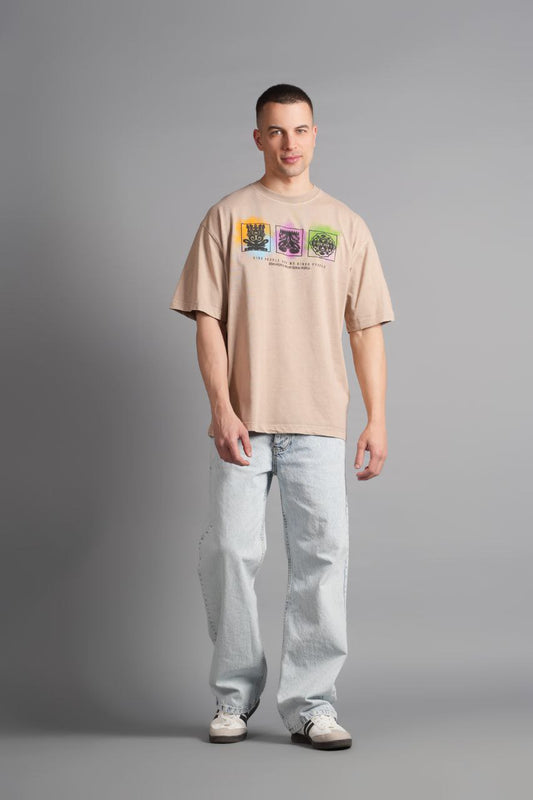 Triotone Oversize T-Shirt Salmon
