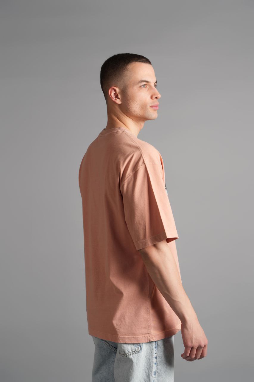 Triotone Oversize T-Shirt Salmon