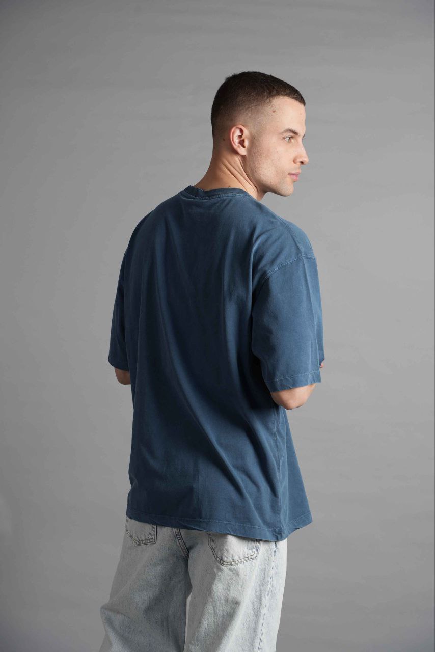 Triotone Oversize T-Shirt Indigo