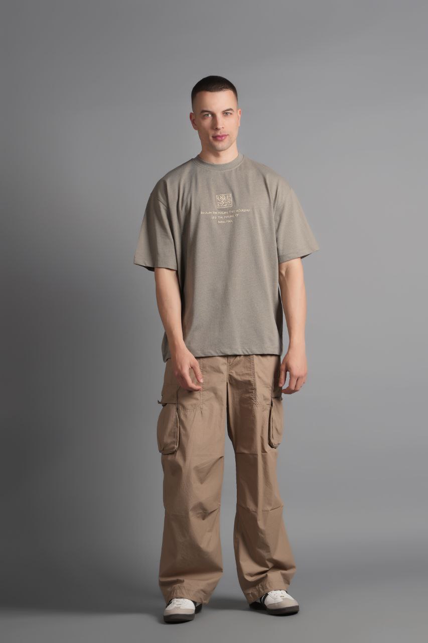 Recycle Oversize T-Shirt Greenalmond