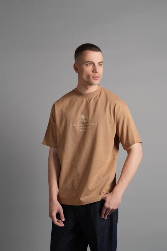 Recycle Oversize T-Shirt Tabacco