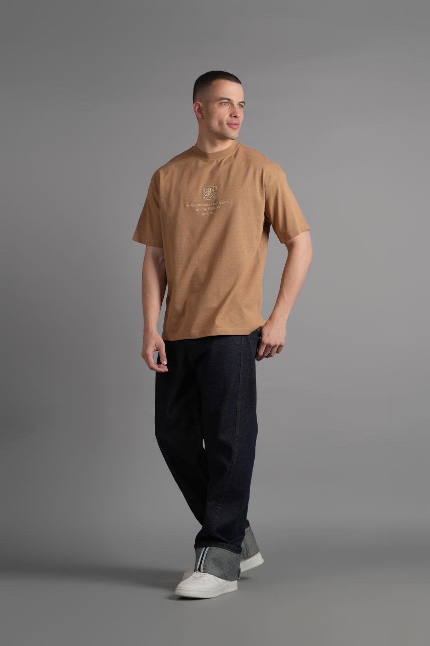 Recycle Oversize T-Shirt Tabacco